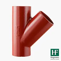 Тройник чугунный SML 45° 150х125